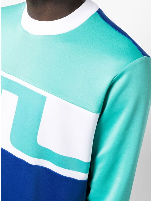 J.Lindeberg colourblock long-sleeve sweater