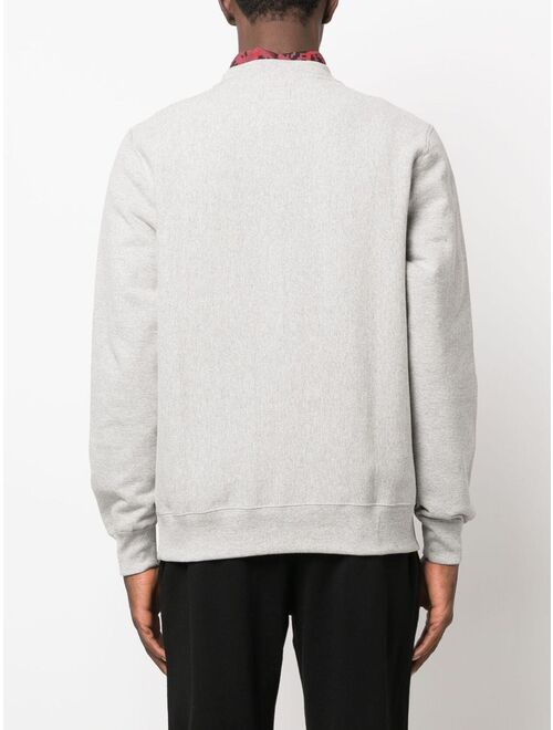 NOAH NY logo-embroidered jersey sweatshirt