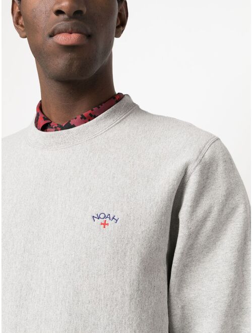 NOAH NY logo-embroidered jersey sweatshirt