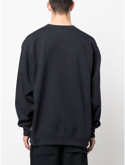 WTAPS logo-print cotton sweatshirt