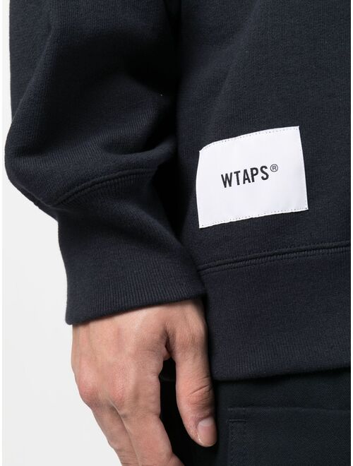 WTAPS logo-print cotton sweatshirt