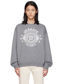 Gray Printed Sweatshirt