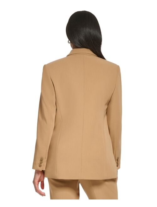 DKNY Women's Peak-Lapel Double-Breasted Jacket