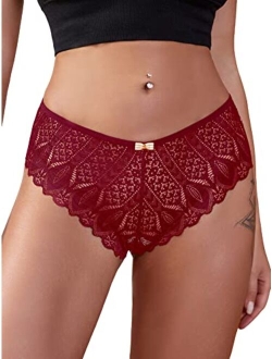 Women's Sexy Panties Thong for Women Back Cut Out Stappy Exotic Thongs Underwear Panties