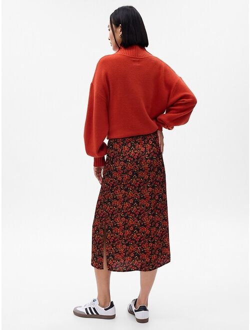 Gap Floral Midi Skirt