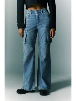 Miss Sixty Wide-Leg Cargo Jean