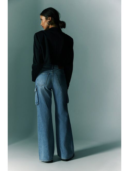 Miss Sixty Wide-Leg Cargo Jean