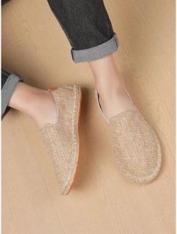 Men Slip On Espadrille Loafers, Vacation Outdoor Loafers