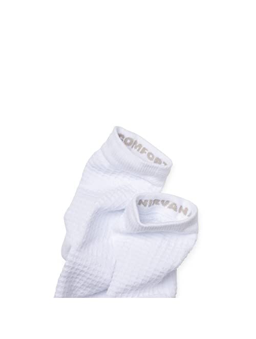 Lusso Cloud Waffle Cloud Crew Comfort Socks - Unisex