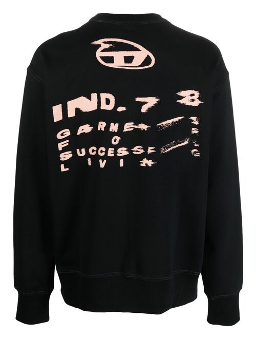 Diesel graphic-print sweatshirt