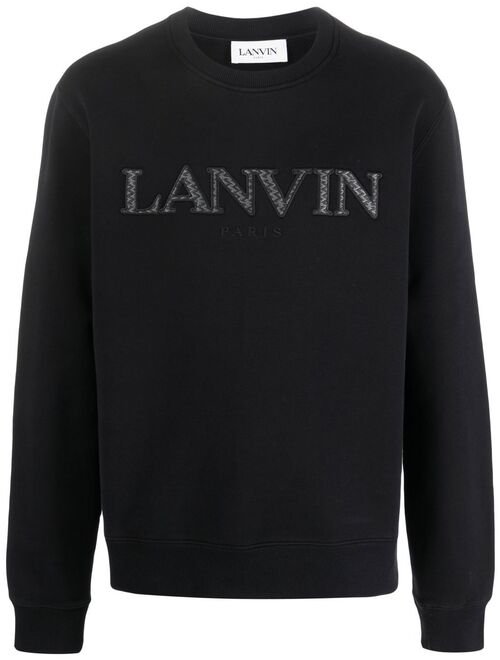 Lanvin embroidered-logo sweatshirt