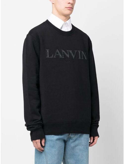 Lanvin embroidered-logo sweatshirt