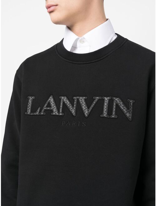 Lanvin embroidered-logo sweatshirt