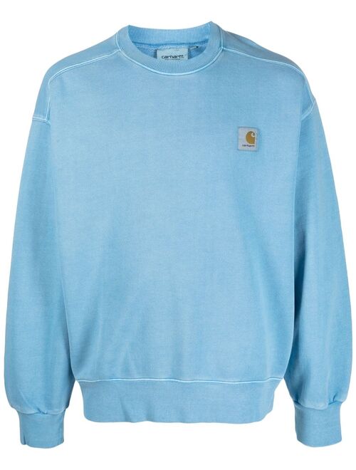 Carhartt WIP logo-patch cotton sweatshirt