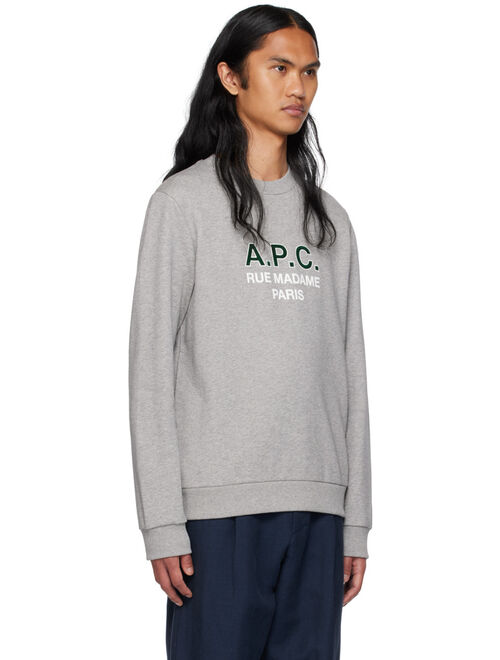 A.P.C. Gray Madame Sweatshirt