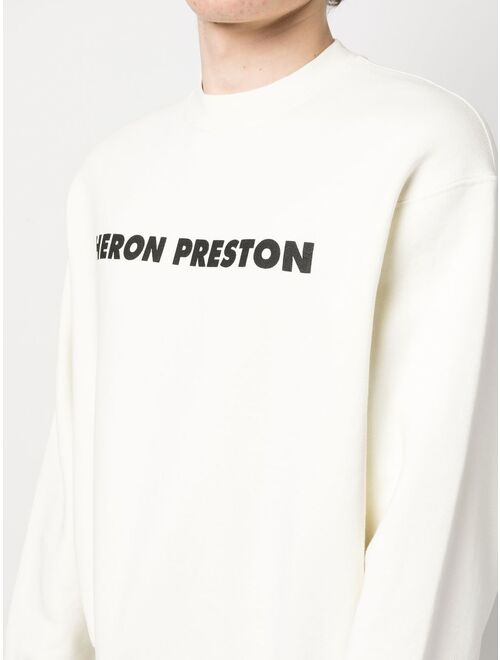 Heron Preston logo-print organic cotton sweatshirt