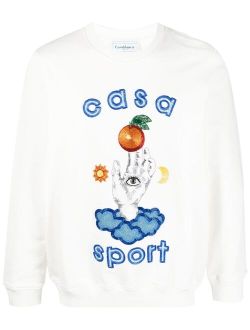 Casablanca Casa Talisman crew neck sweatshirt