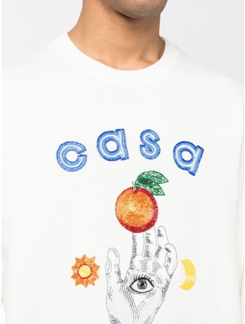 Casablanca Casa Talisman crew neck sweatshirt