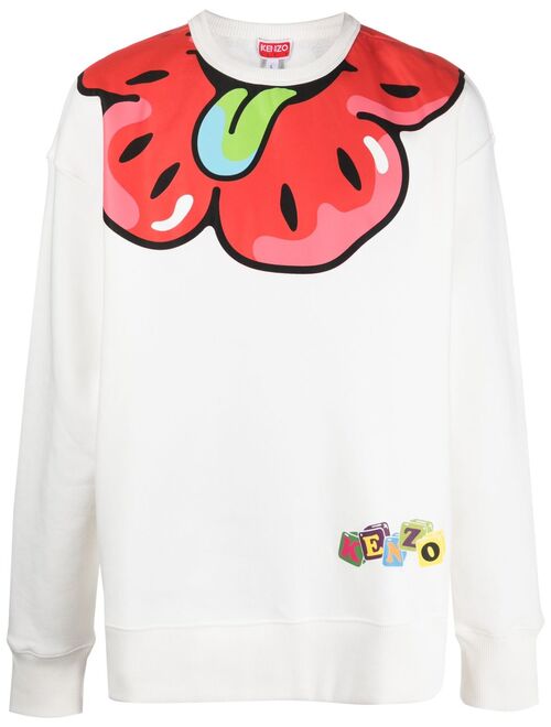 Kenzo Boke flower graphic-print sweatshirt