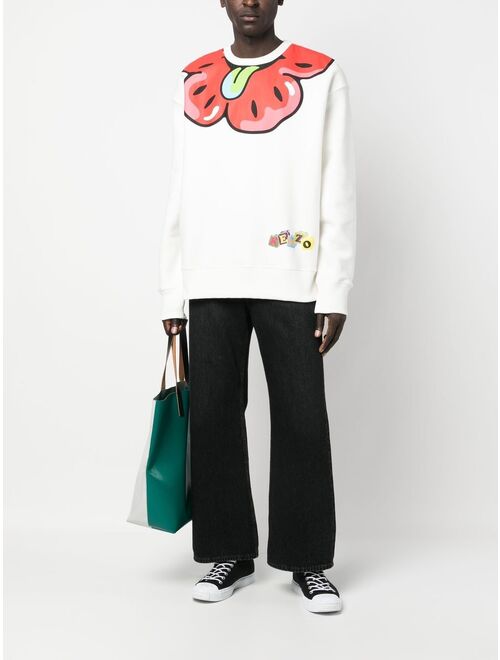 Kenzo Boke flower graphic-print sweatshirt