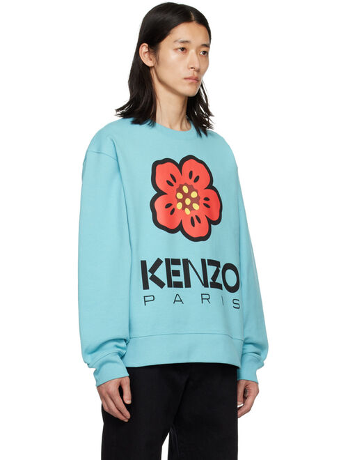 Blue Kenzo Paris Boke Flower Sweatshirt