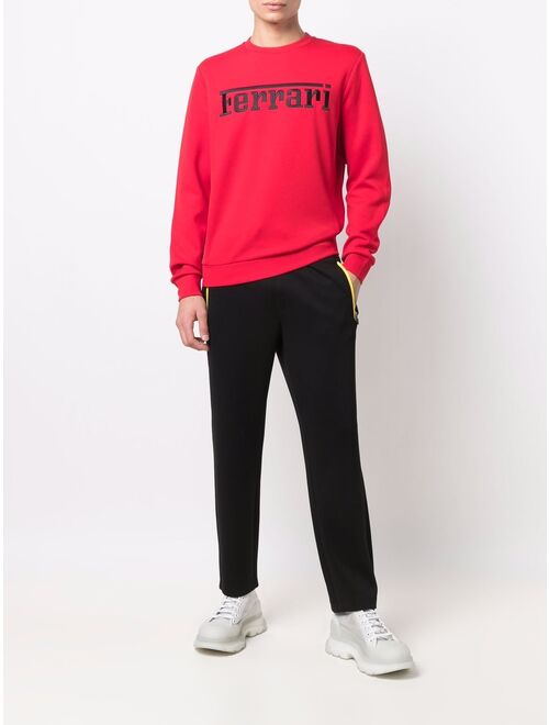 Ferrari embroidered-logo sweatshirt