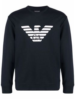 logo-print crew-neck sweatshirt