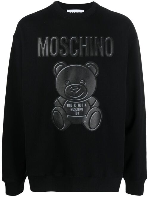 Moschino Teddy Bear organic cotton sweatshirt