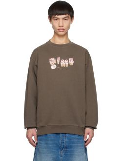 Dime Brown Cake Sweatshirt