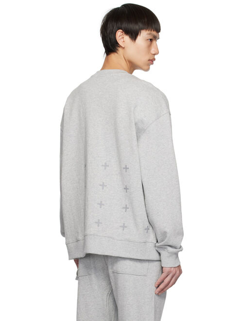 Ksubi Gray 4 X 4 Biggie Sweatshirt