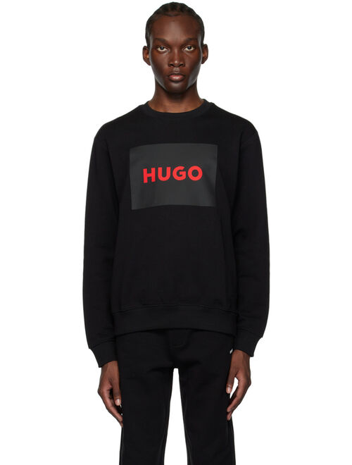 Hugo Black Printed Sweatshirt