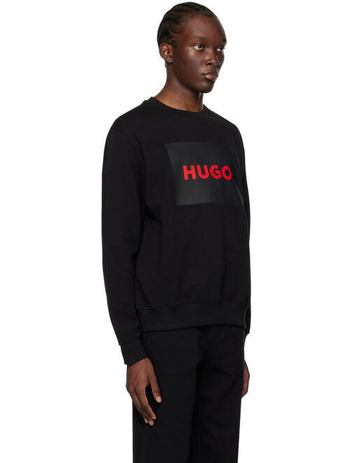 Hugo Black Printed Sweatshirt