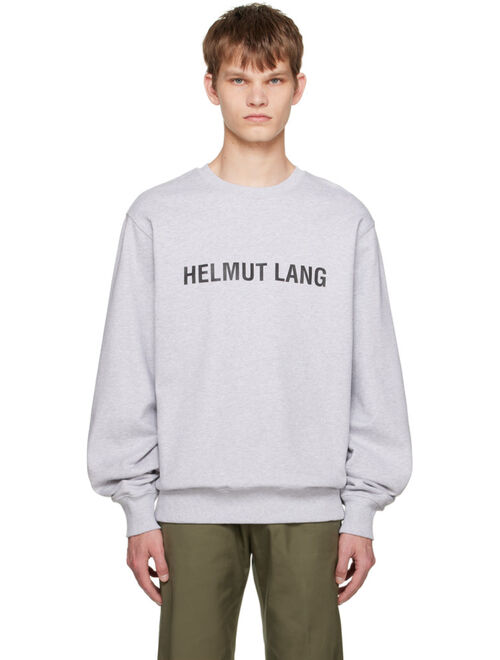 Helmut Lang Gray Printed Sweatshirt