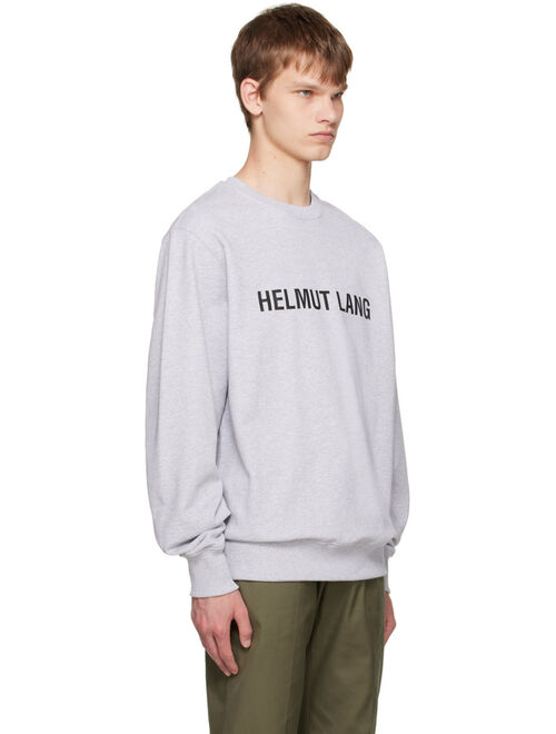 Helmut Lang Gray Printed Sweatshirt