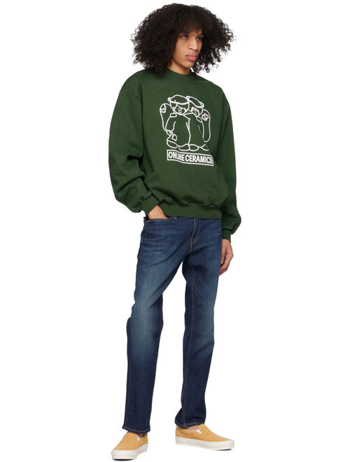 Online Ceramics Green Cherubs Sweatshirt