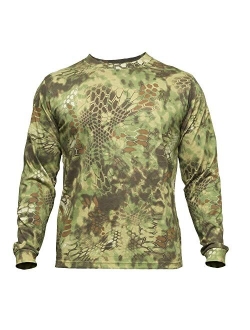 Men's Stalker Long Sleeve, 100% Cotton, Stealthy Camo Tee