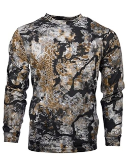 Men's Stalker Long Sleeve, 100% Cotton, Stealthy Camo Tee