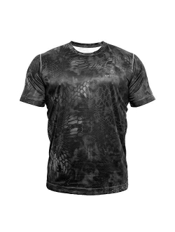 Men's Hyperion Short Sleeve, Lightweight, Breathable, Stealthy Camo Hunting and Fishing Shirt