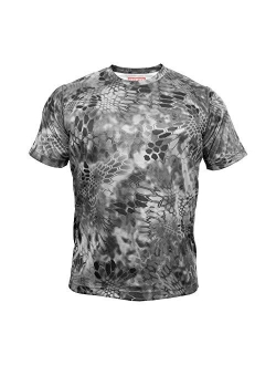 Men's Hyperion Short Sleeve, Lightweight, Breathable, Stealthy Camo Hunting and Fishing Shirt