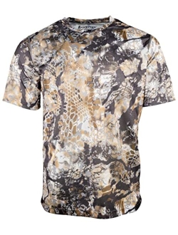 Men's Hyperion Short Sleeve, Lightweight, Breathable, Stealthy Camo Hunting and Fishing Shirt