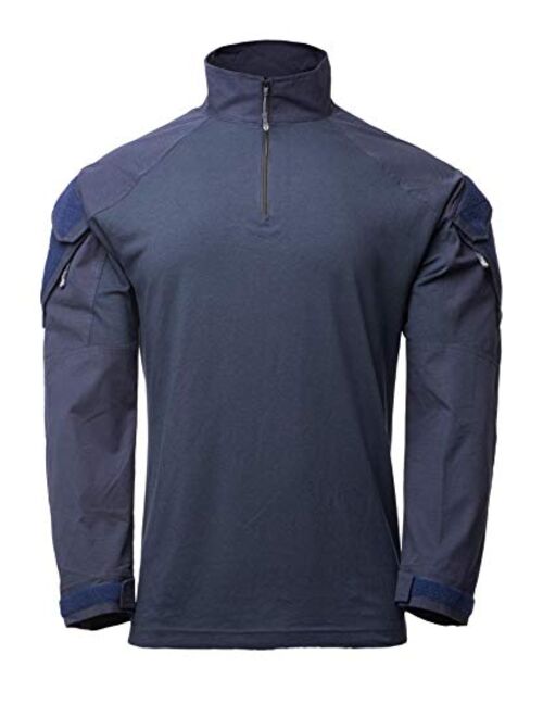 Kryptek Men's Tactical Rugby Half Zip, Long Sleeve Shirt