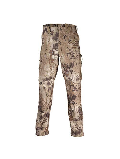 Kryptek Men's Alaios, Lightweight, Quick Drying 8 Pocket Camo Hunting Pant with Reinforced and Padded Knee