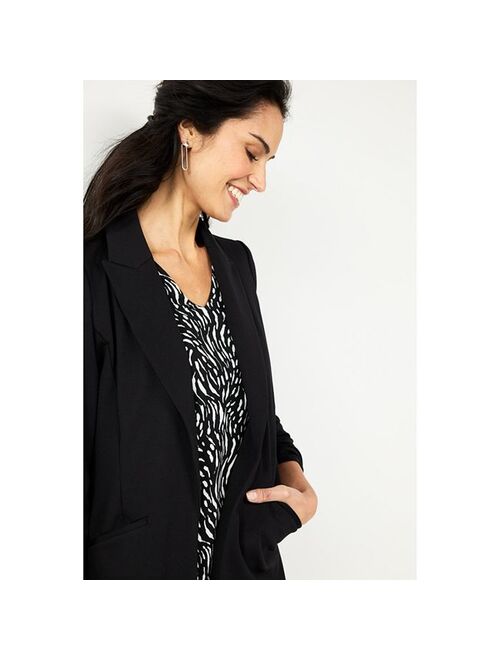 Women's Nine West Knit Closureless Blazer