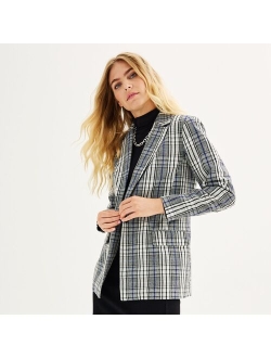 Single-Button Longline Blazer