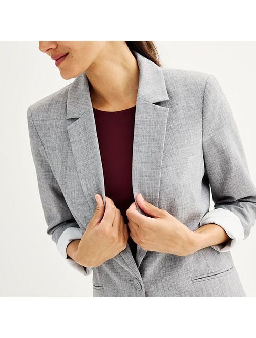 Women's Nine West Classic Single Button Blazer