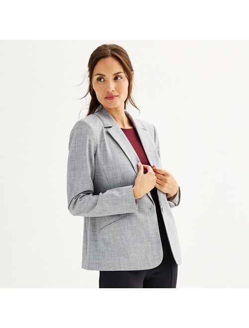 Women's Nine West Classic Single Button Blazer