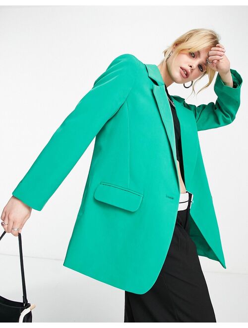 Only tailored blazer in green