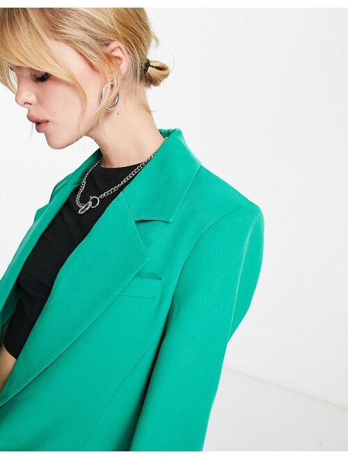 Only tailored blazer in green