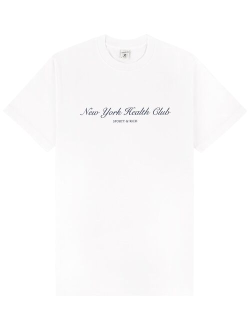 Sporty & Rich NY Health Club cotton T-Shirt