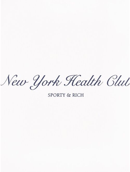 Sporty & Rich NY Health Club cotton T-Shirt